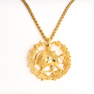 Lion and Sun Necklace – Gold