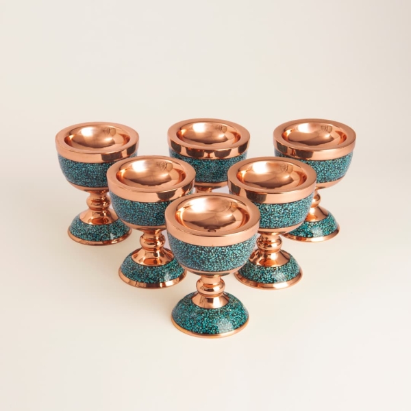 Set of 6 Firoozeh Koobi Ice Cream Bowls
