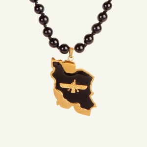 24k Farvahar Iran Necklace