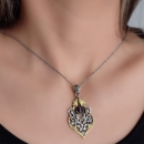 Bird and Gem Necklace