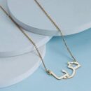 Farsi Name Necklace - 18k Gold and Silver