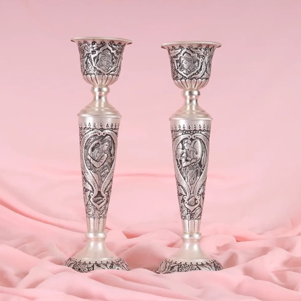 Persian Wedding Oval Mirror Set