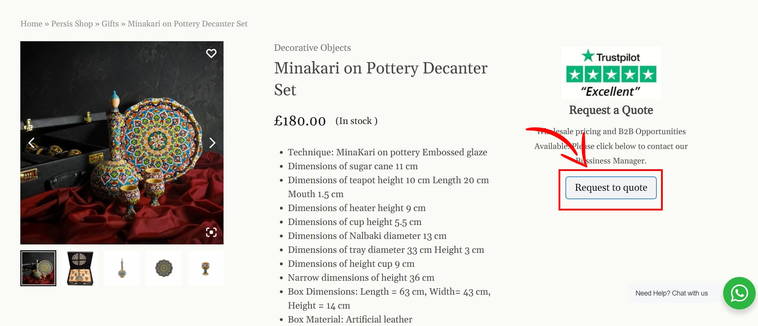 Persian art wholesale