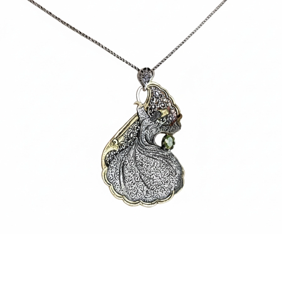 Sama Ghalamzani Necklace with Jade Gemstone