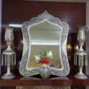 The Dome Silver Ghalamzani Persian Mirror Set