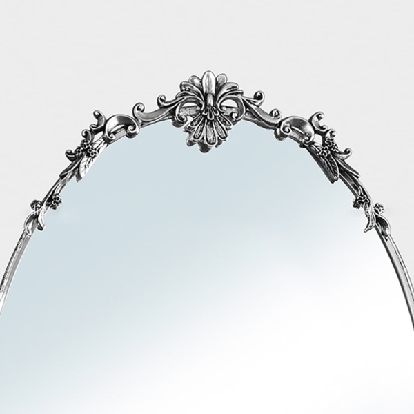 925 Sterling Silver Lamyā Sofreh Aghd Mirror Candle Holder Set