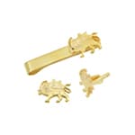 Persian Art Cufflinks & Pin