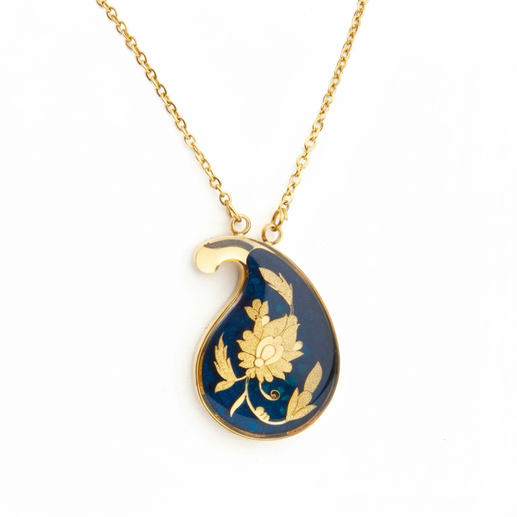 24k Gold Persian Jewelry Beteh Jeghe Necklace