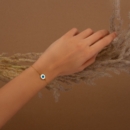 18k Gold Nazar Eye Protection Bracelet