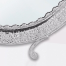 840 Silver Isfahan Ghalamzani Round Mirror Set