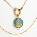 Elegant Sufi Sama Dance Necklace - 24k Gold