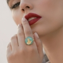 Elegant Sufi Sama Dance Ring – 24k Gold
