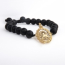Crown Lion and Sun Bracelet
