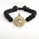 Crown Lion and Sun Bracelet
