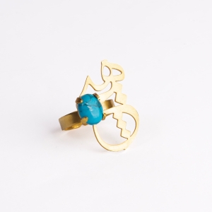 Hich Turquoise Stone Ring