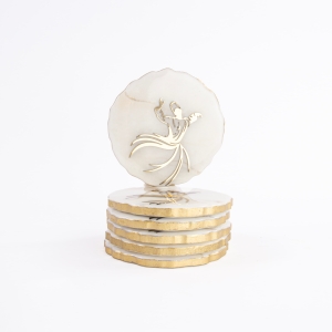 Marble Sufi Dance Coaster