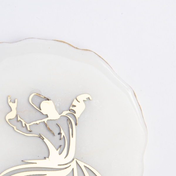 Marble Sufi Dance Coaster – Set of 6