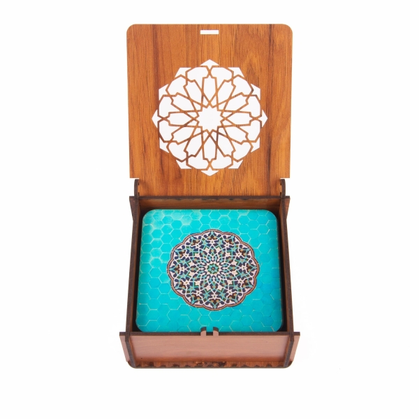 Persian Pool Design Coaster Set of 6