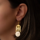 Persian Window Coin Earrings
