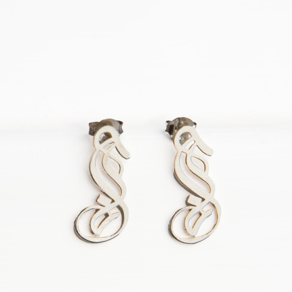 Personalised Persian Earrings – Push back