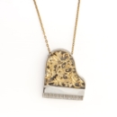 Persian Keys Piano Pendant Necklace
