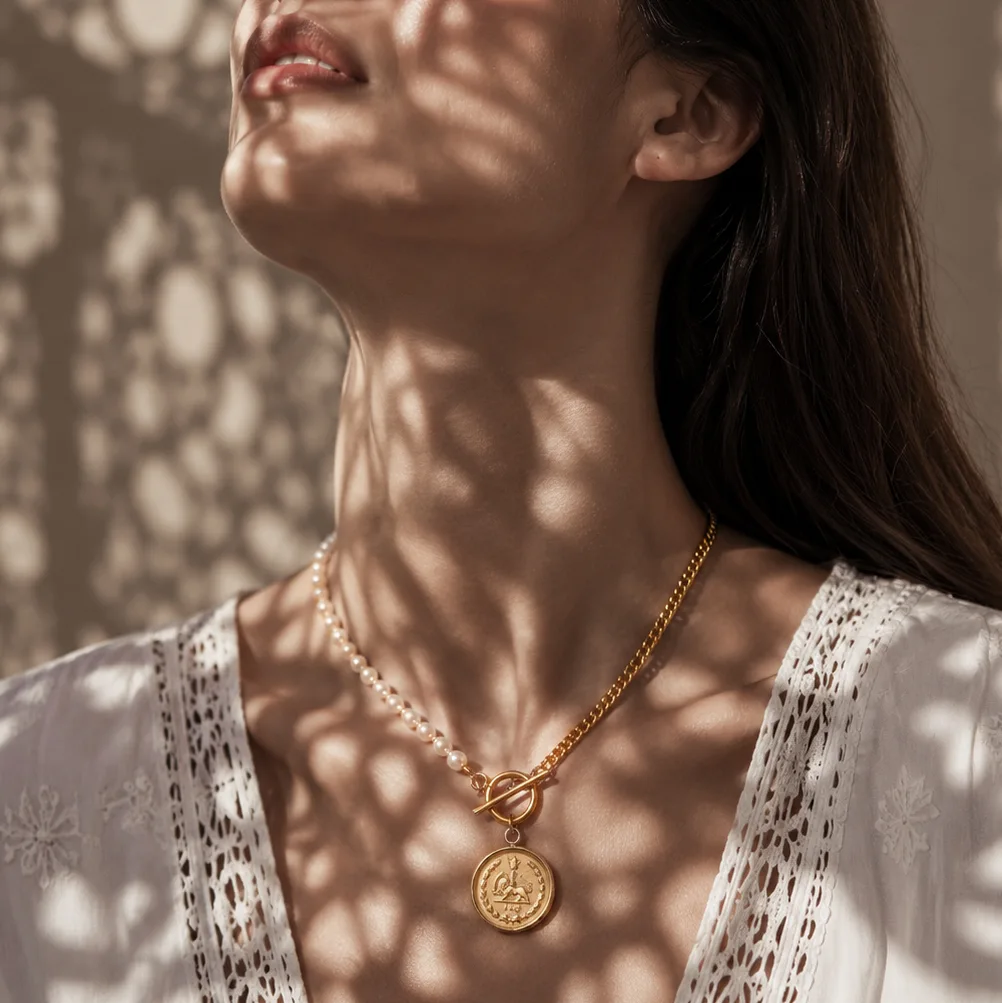 Shir o Khorshid Pearls Necklace