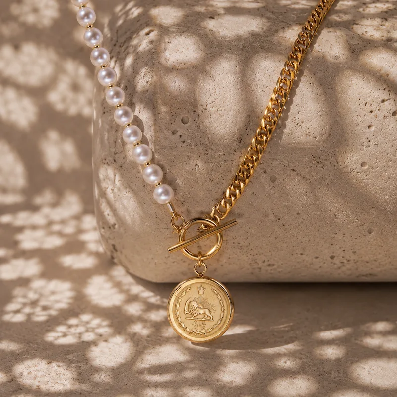 Shir o Khorshid Pearls Necklace