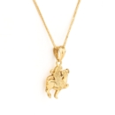 Winged Lion Silver Necklace