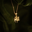 Winged Lion Silver Necklace