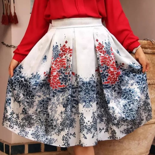 Calligraphic Charm Skirt