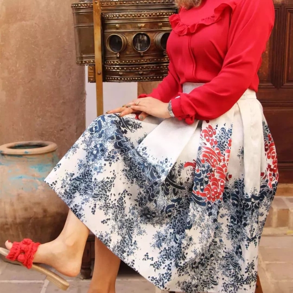 Calligraphic Charm Skirt