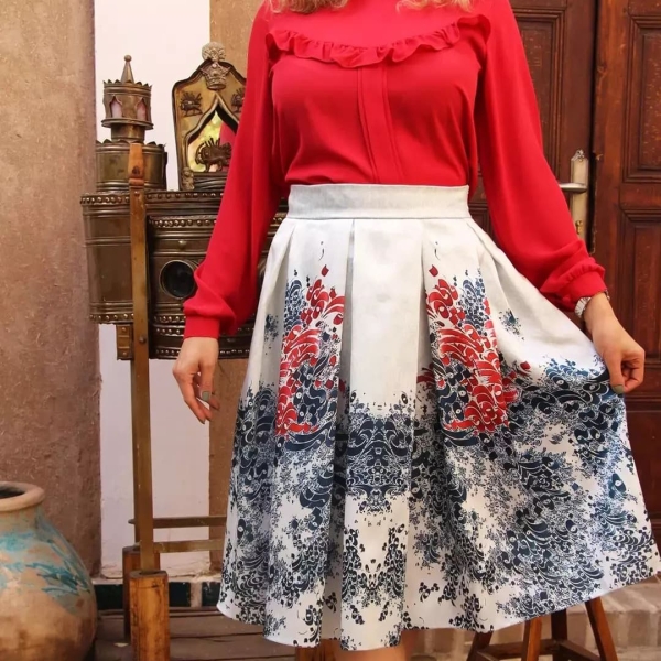 Calligraphic Charm Skirt