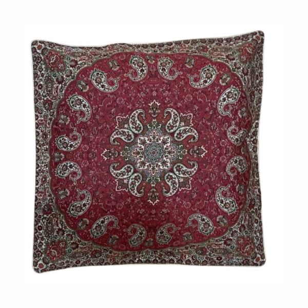 Elegant Red Termeh Cushion Cover