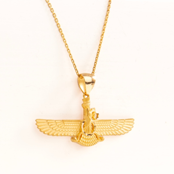 18k Gold Farvahar Necklace-Large