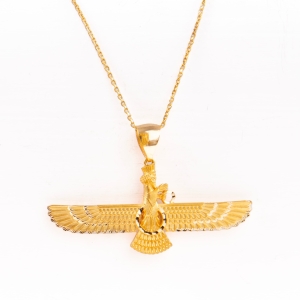 18k Gold Farvahar Necklace-Large