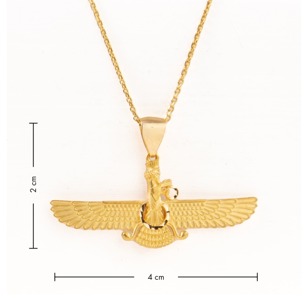 18k Gold Farvahar Necklace-Large
