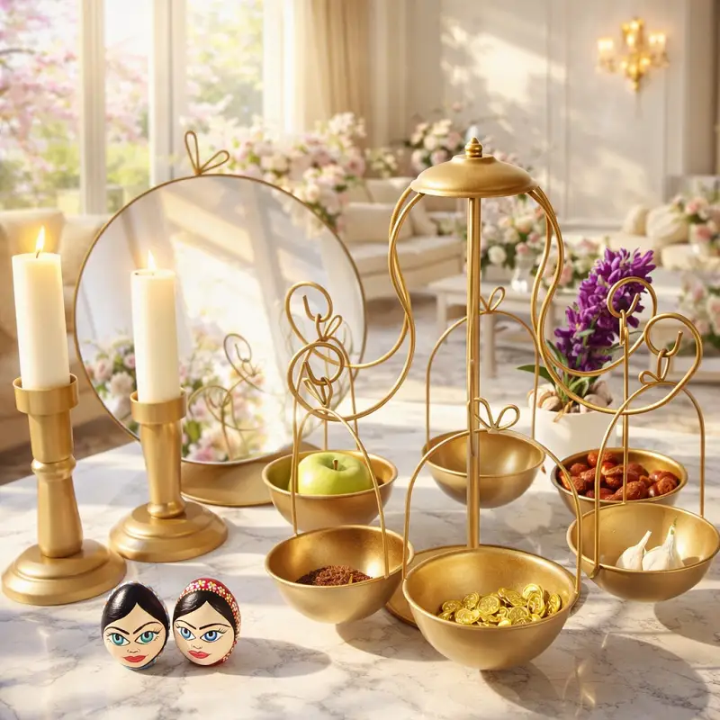 Golden Galaxy Haft Sin Table