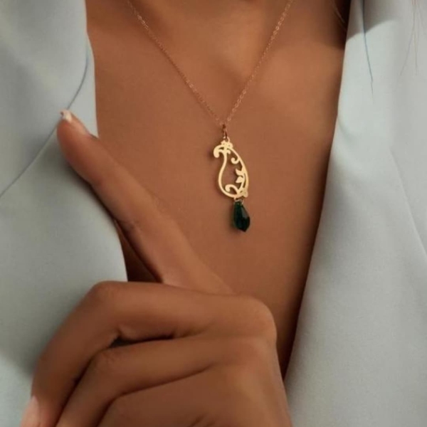 Paisley Garden 18K Gold Necklace