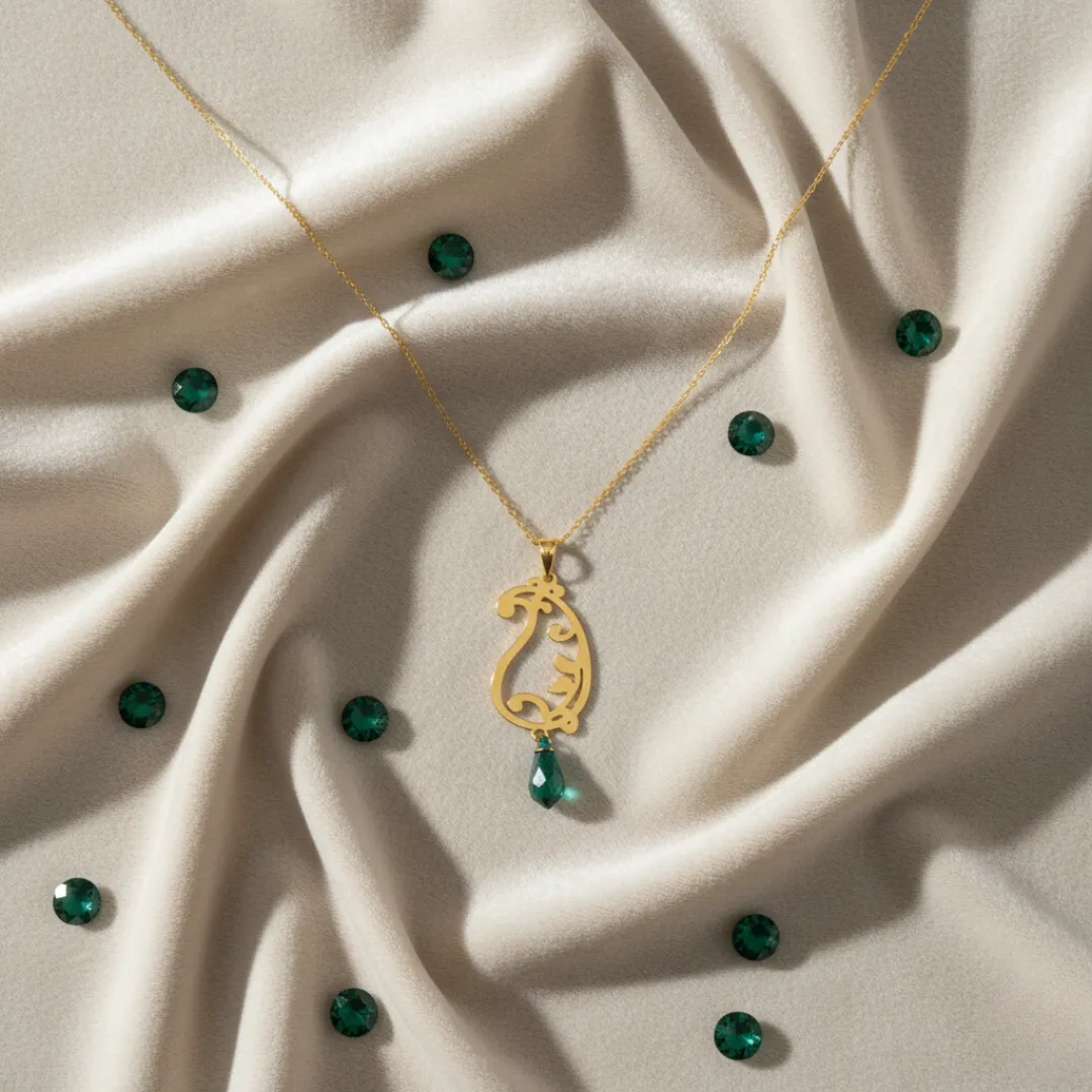 Paisley Garden 18K Gold Necklace
