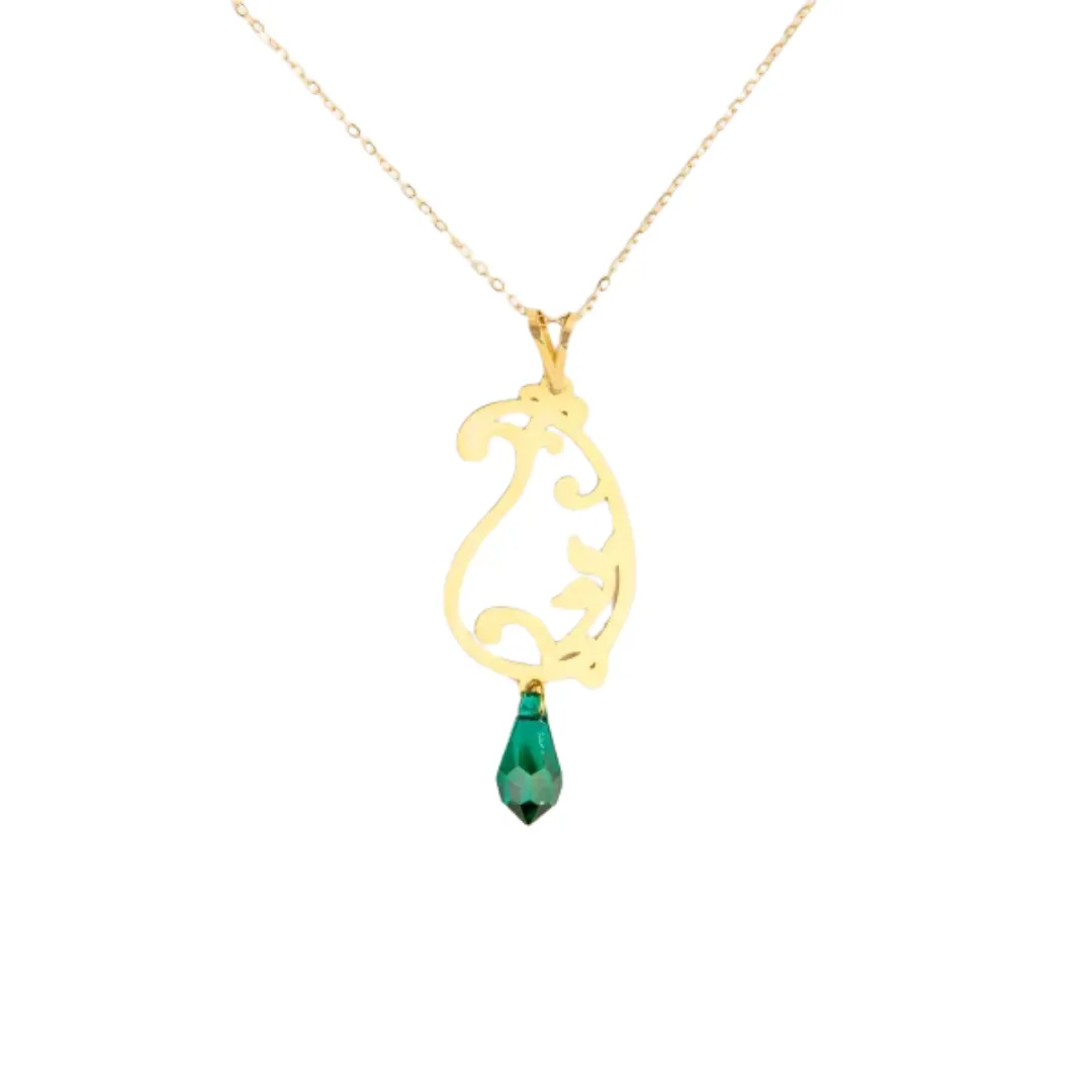 Paisley Garden 18K Gold Necklace