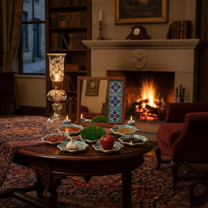 Crystal Tulip 42cm Candle Holder