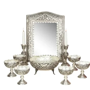 Ghalamzani on Silver Haft Sin Table for Nowruz