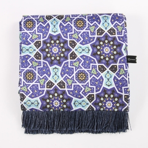 Persian Sash Window Blue Scarf