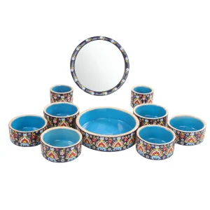 Persian Minakari Haftsin Set – Handmade Pottery
