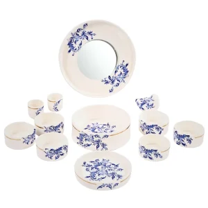 Blue Flower Haftsin Set