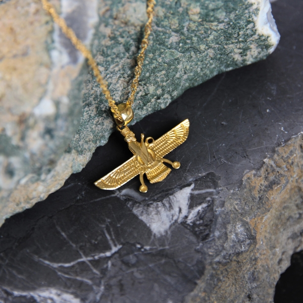 18K Gold Farvahar Necklace