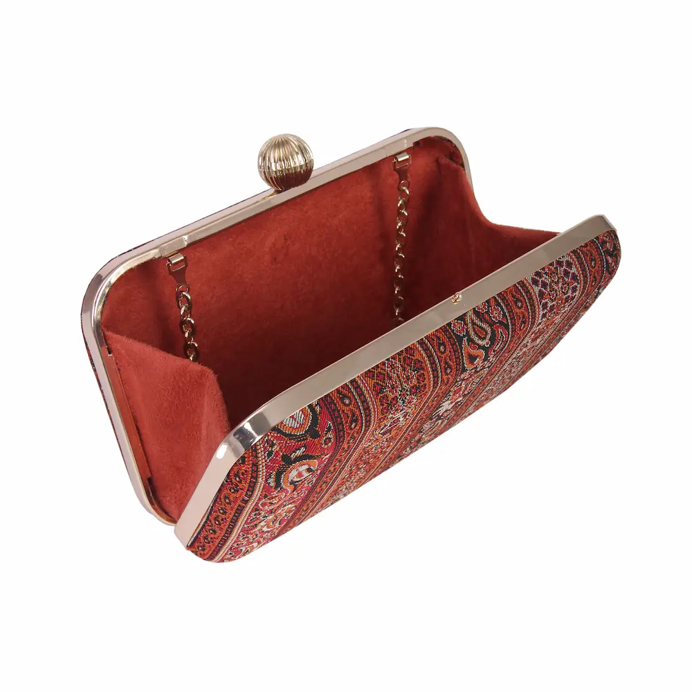 Boteh Jegheh Termeh Clutch Bag