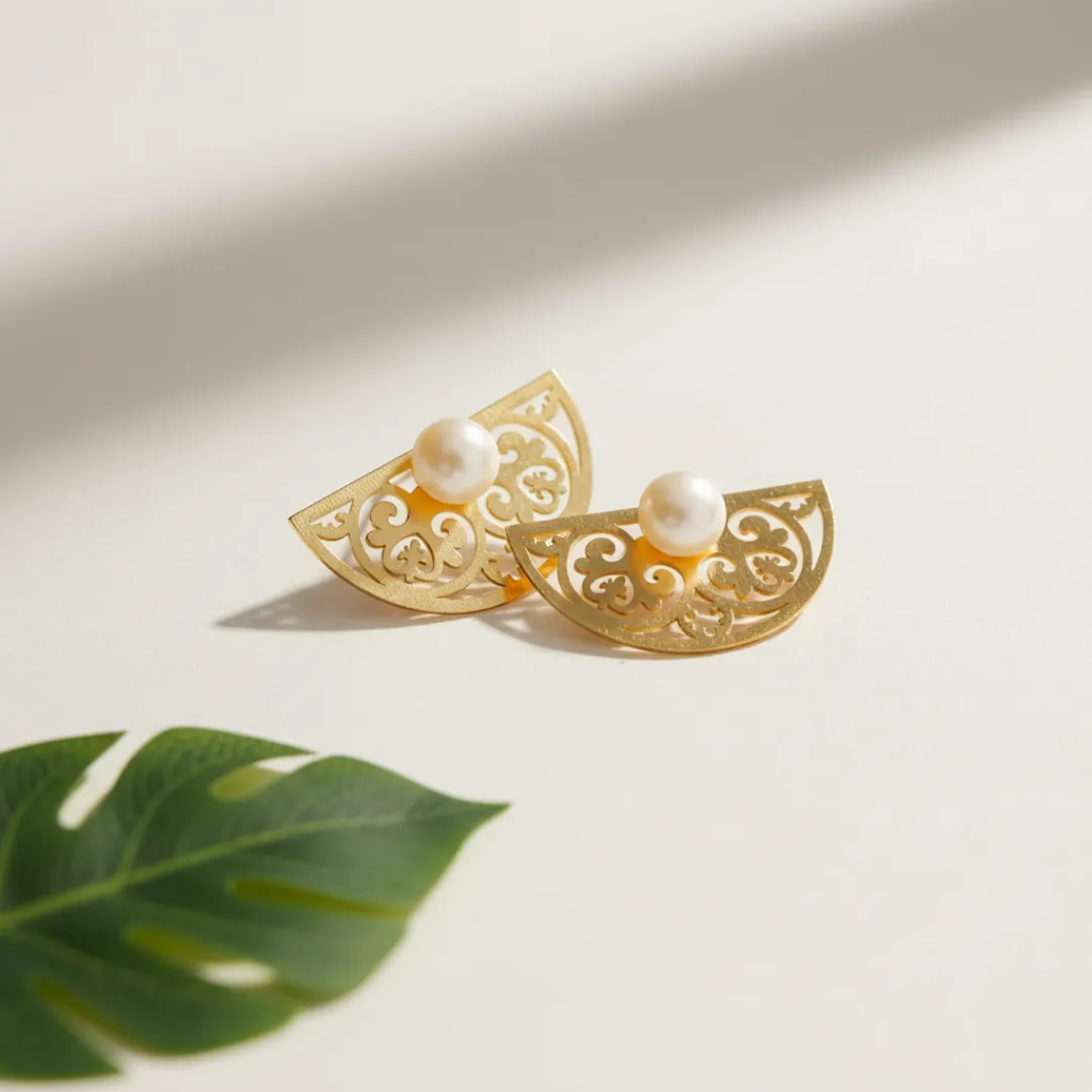 The Pearl 18K Gold Earrings
