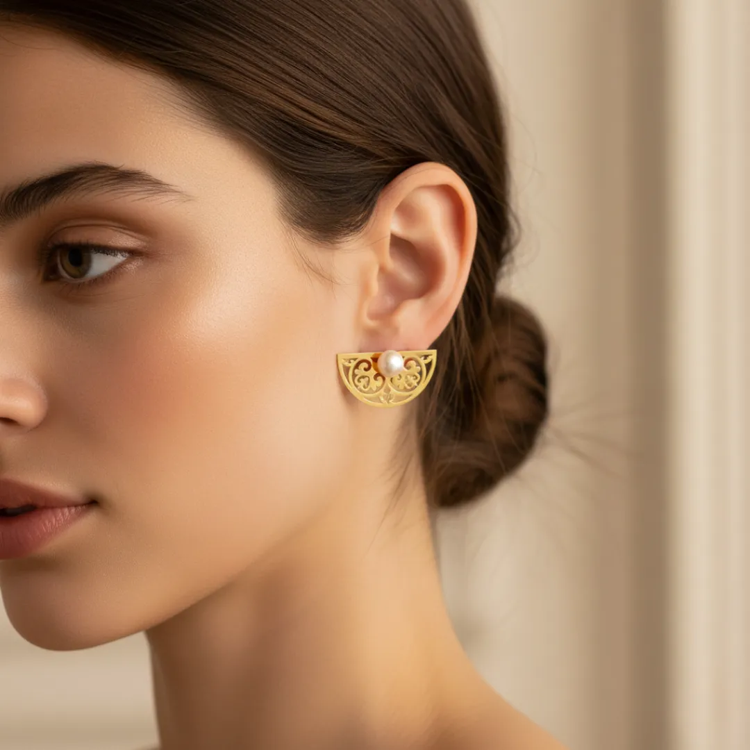 The Pearl 18K Gold Earrings