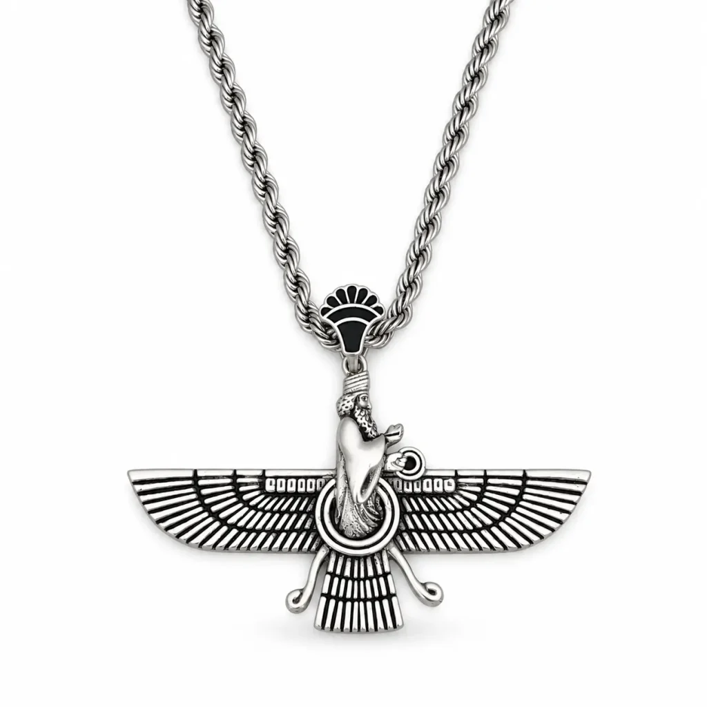 925 Silver Farvahar Necklace